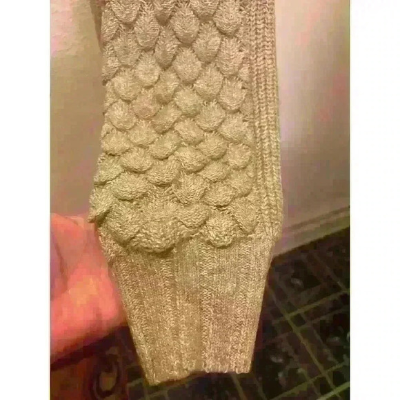 Boho Button Down V-Neck Raglan Sleeve Sweater Cardigan NWT Size S - Picture 7 of 12